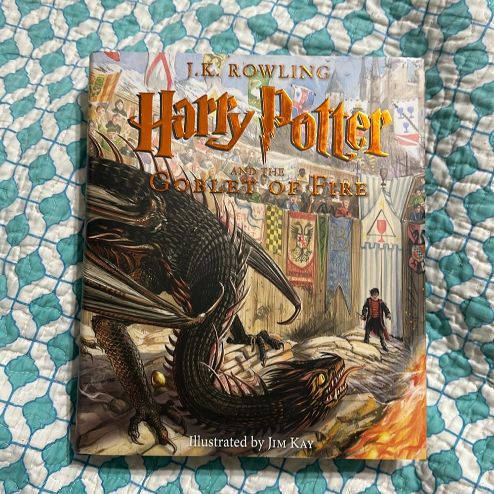 Harry Potter and The Goblet Of Fire Illustrated First Edition